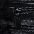 Prada Black Camouflage Tessuto Nylon Tote Bag