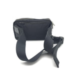 Porter Black Waist Pouch With Zippered Compartments