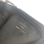 Louis Vuitton Black Leather Zippered Carrying Case