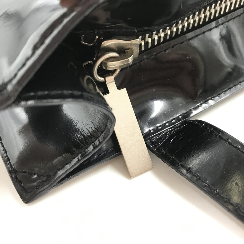 Chanel Black Patent Leather Tote