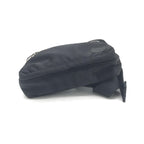 Porter Black Waist Pouch With Zippered Compartments