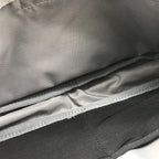 Porter Black Waist Pouch With Zippered Compartments