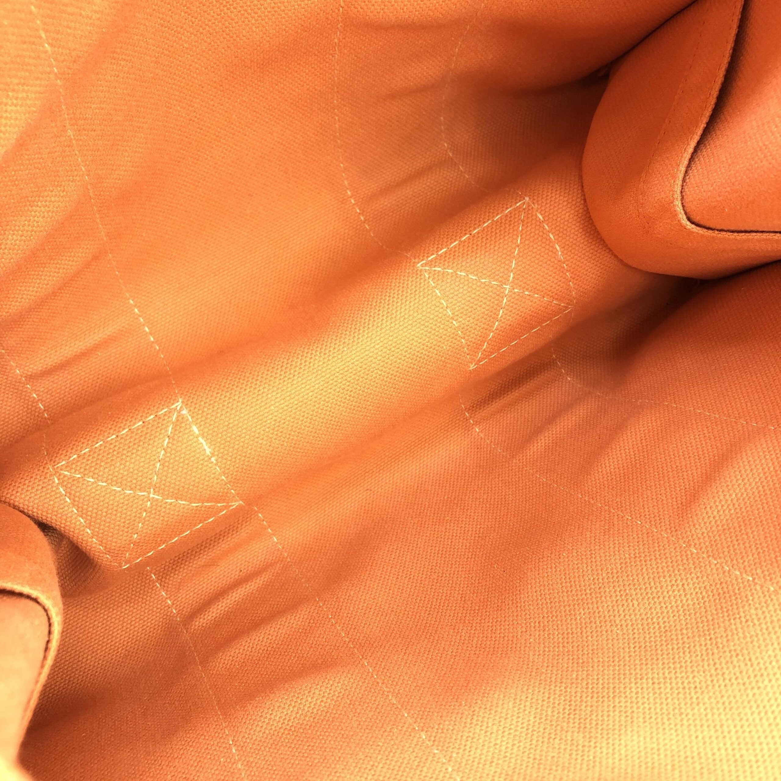 Hermès Canvas Tote Bag In Pastel Orange