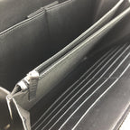 Chanel Gold Tone Votez Coco Zip Clutch