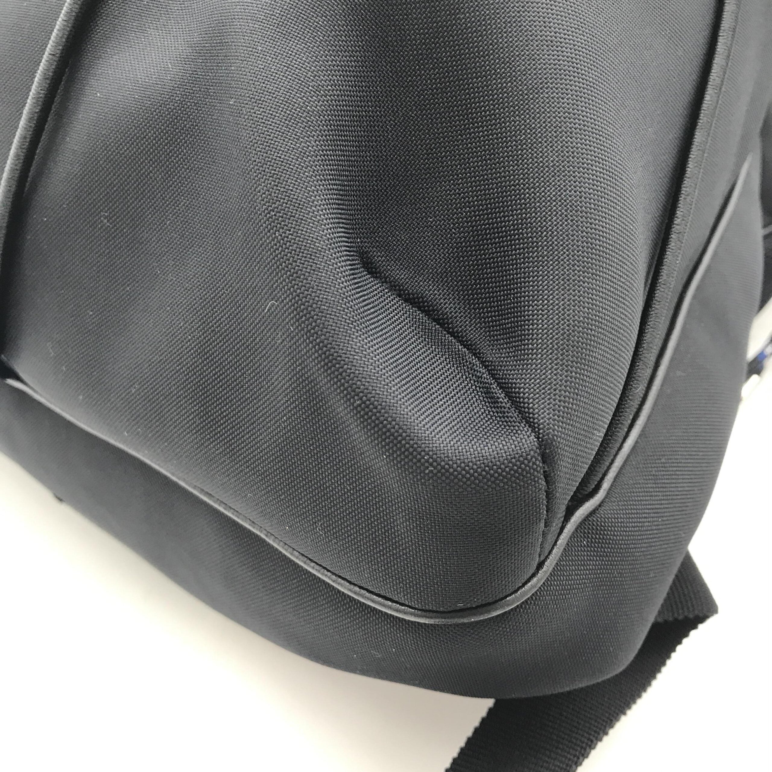 Christian Dior Newave Drawstring Nylon Backpack In Black