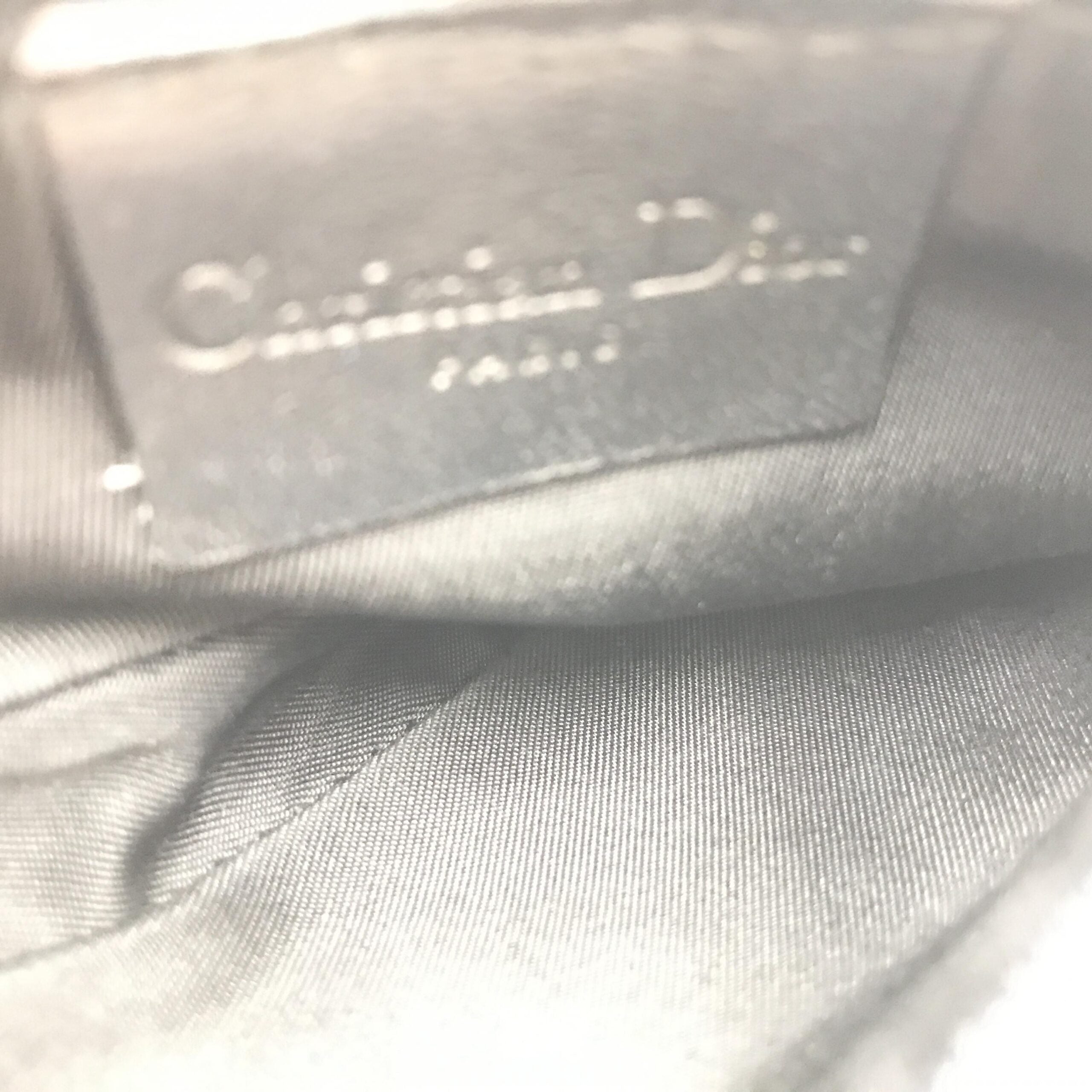 Christian Dior Trotter Canvas Saddle Coin Purse