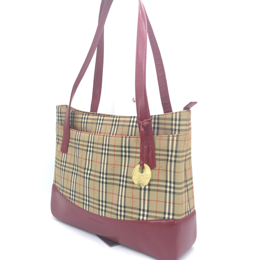 Burberry Nova Check Tote Bag