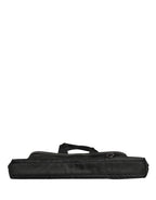 Dolce & Gabbana Black Leather #DGFamily Patch Shopping Tote Borse Bag