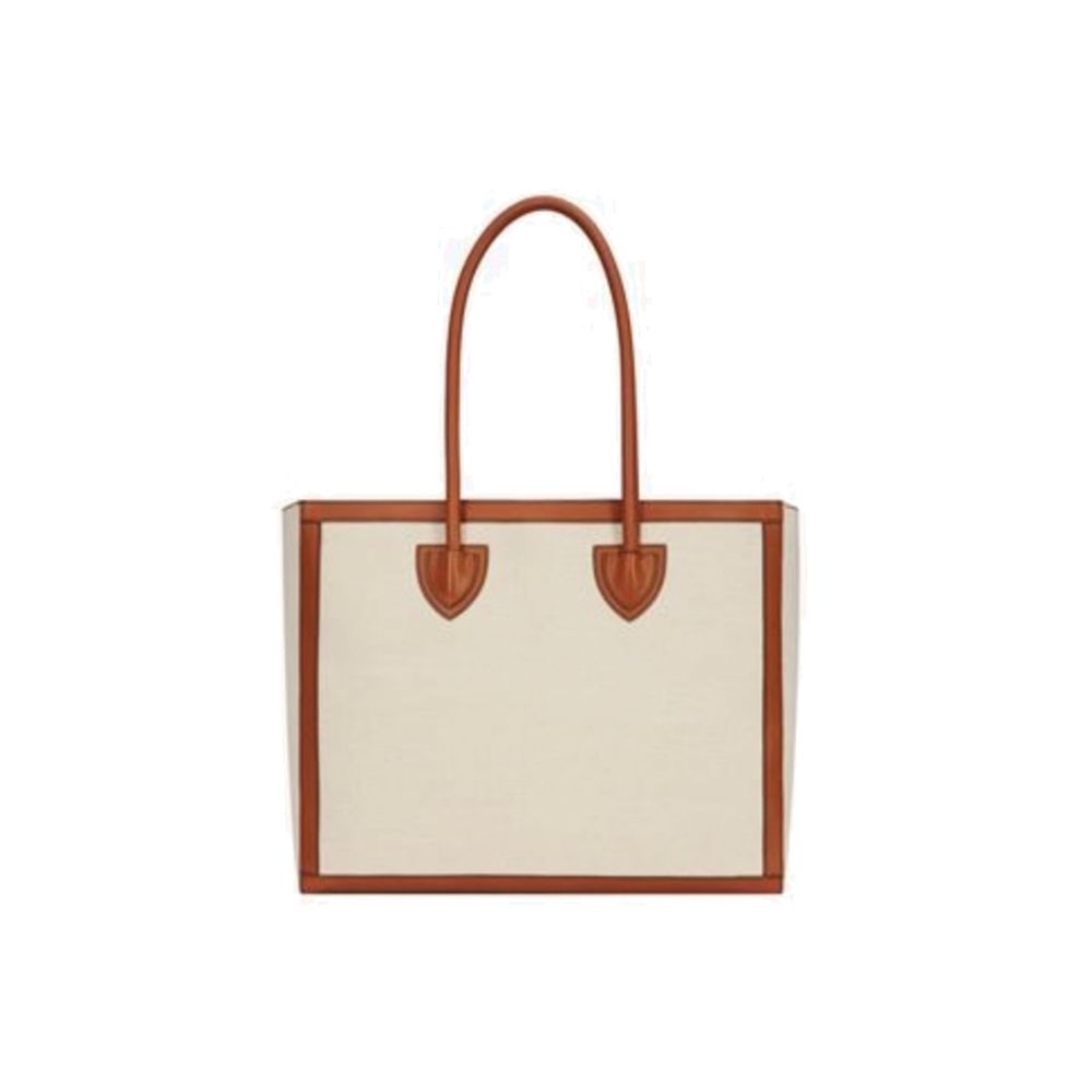 Balmain Beige Cotton Tote Bag