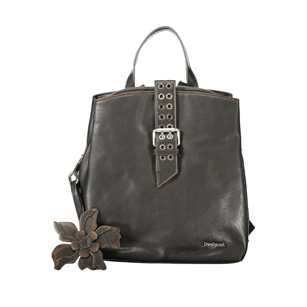Desigual Black Polyethylene Backpack