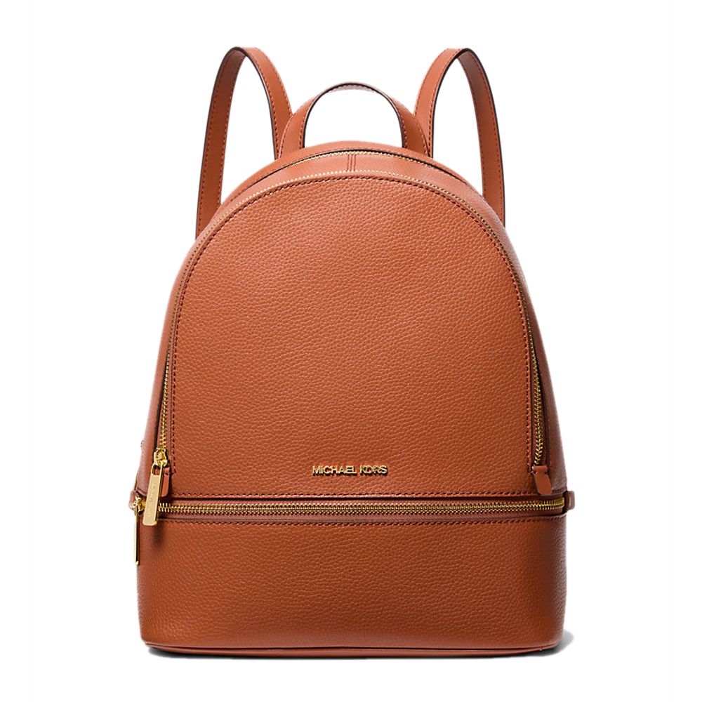 Michael Kors Brown Canvas Backpack