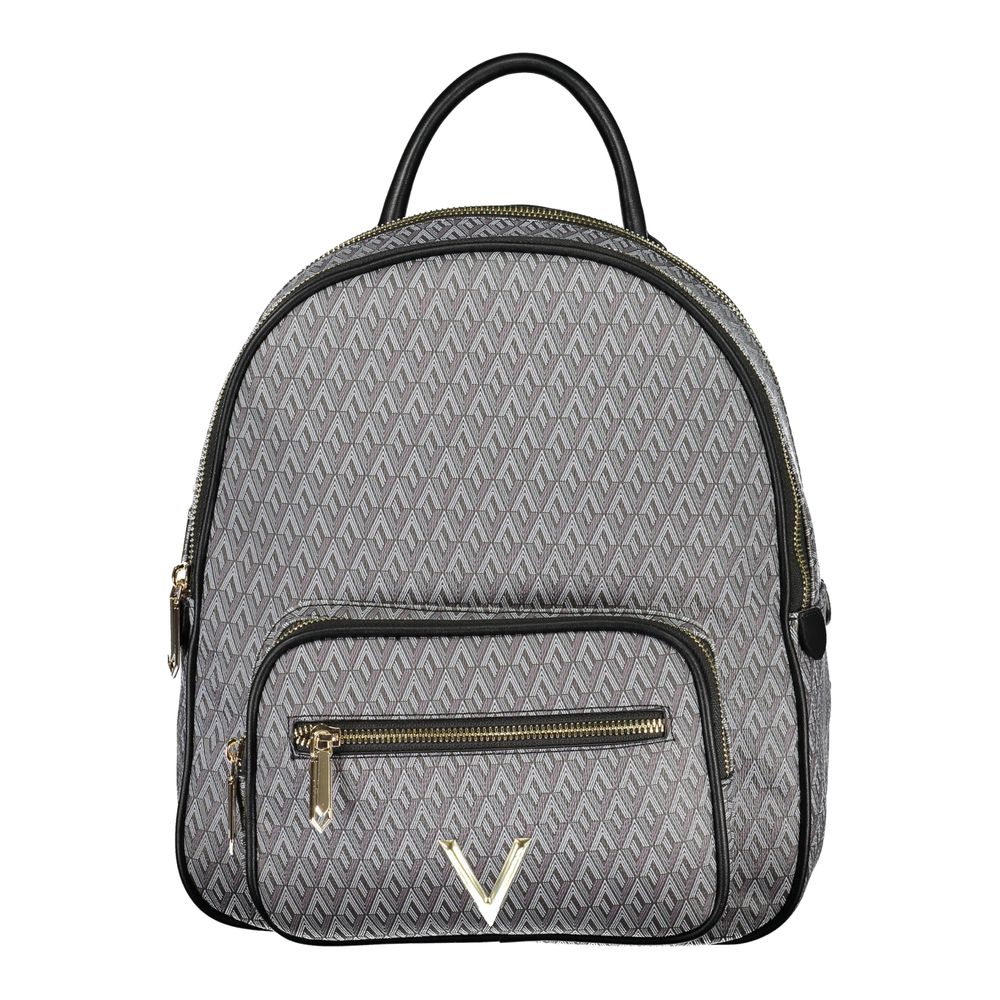 Mario Valentino Black Polyurethane Women's Backpack