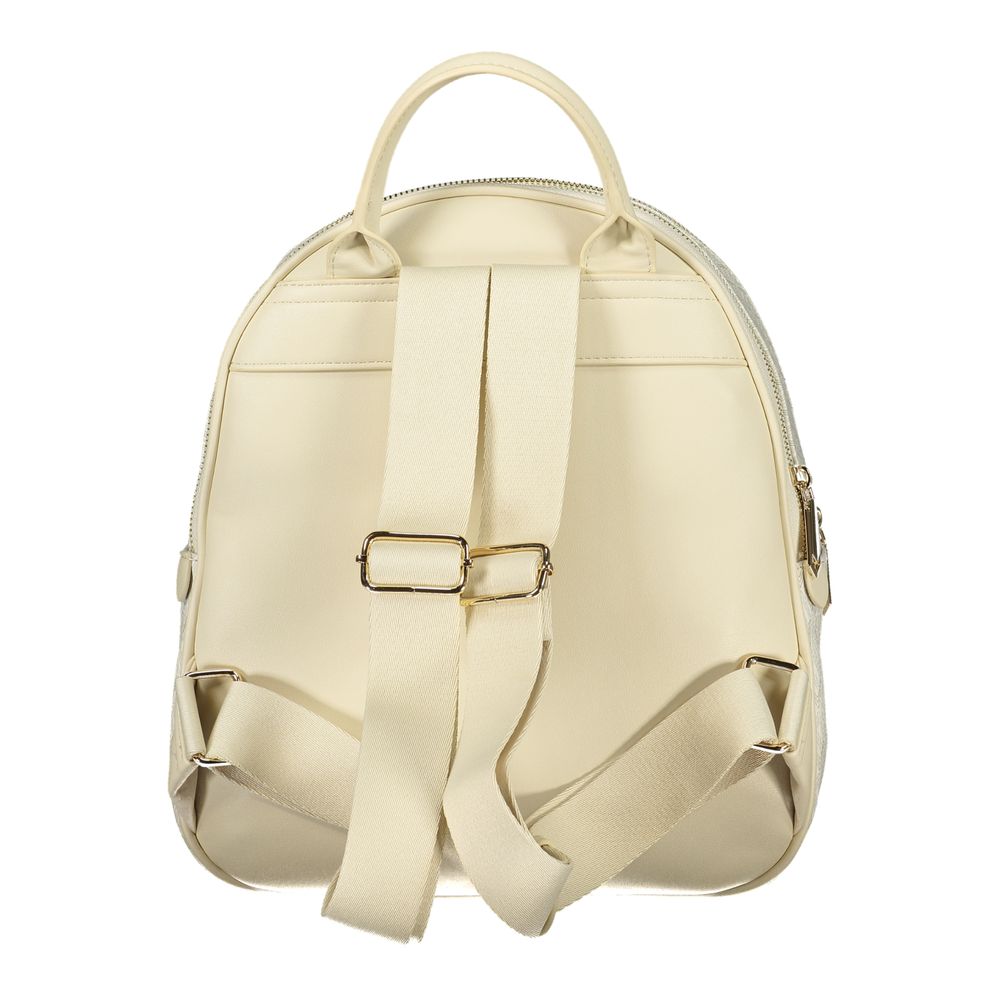 Mario Valentino Beige Polyethylene Backpack