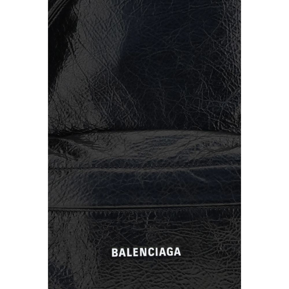 Balenciaga Black Nylon Backpack