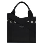 Prada Black Cotton Luggage And Travel