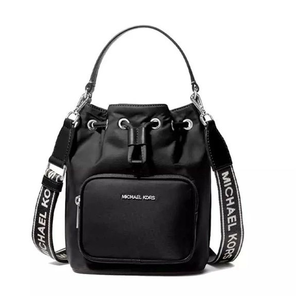 Michael Kors Black Nylon Backet Bag
