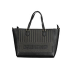 Mario Valentino Black Polyurethane Women Handbag
