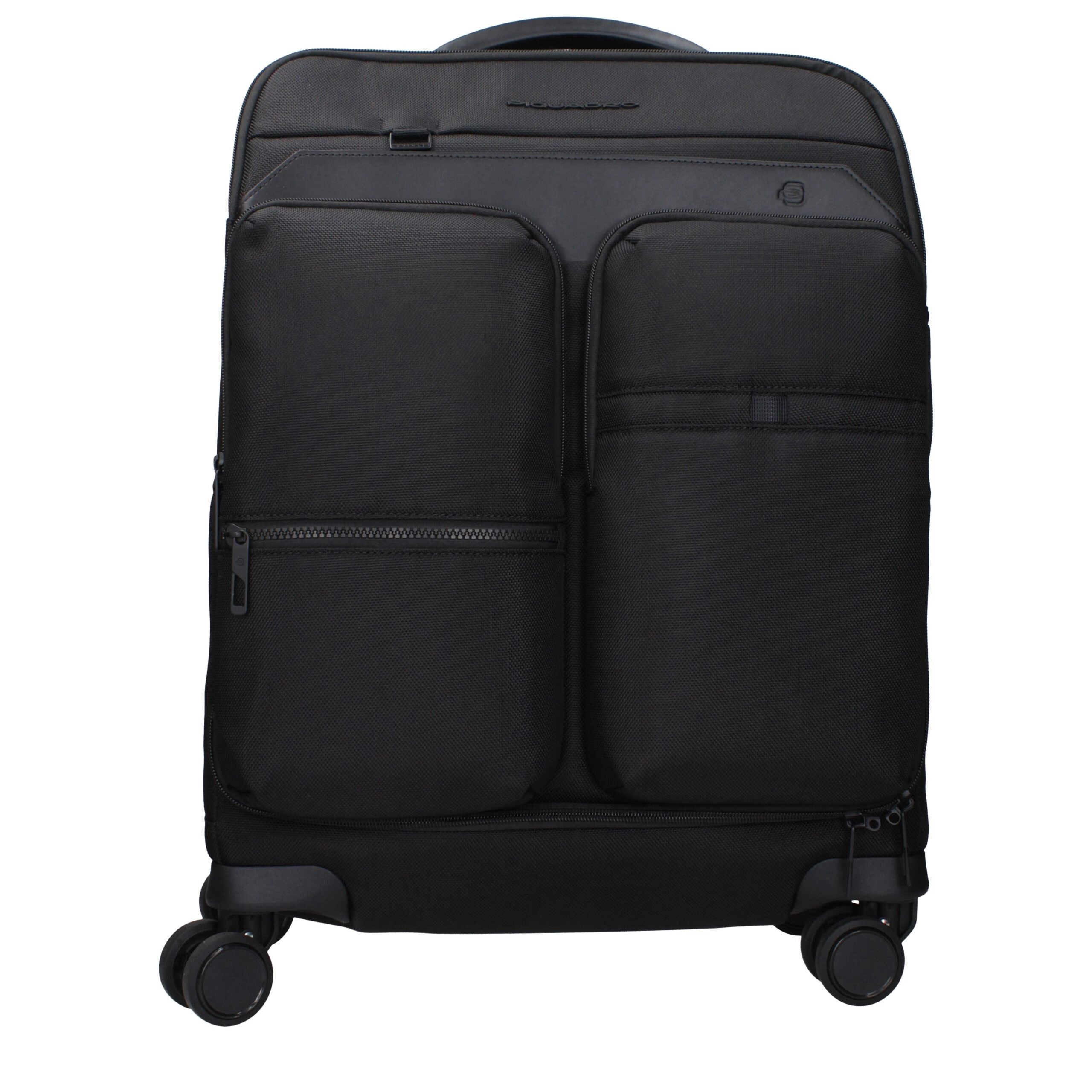 Piquadro Black Fabric Luggage And Travel