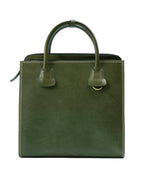 Dsquared² Green Leather Tote Bag