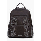 Desigual Brown Polyethylene Women Backpack