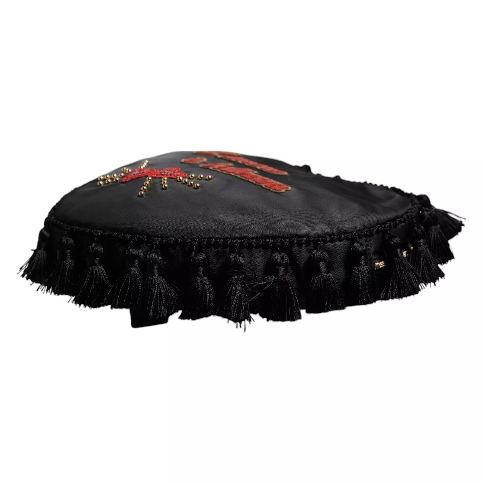 Dolce & Gabbana Kids “L’Amore” Heart Mini Backpack – Black