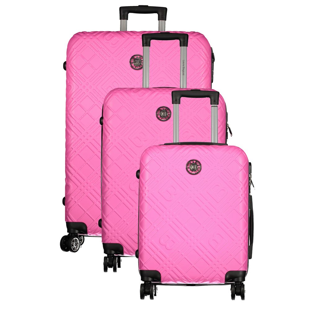Laura Biagiotti Rosa Women’s Travel Trolley Set