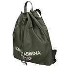 Dolce & Gabbana Green Nylon Backpack