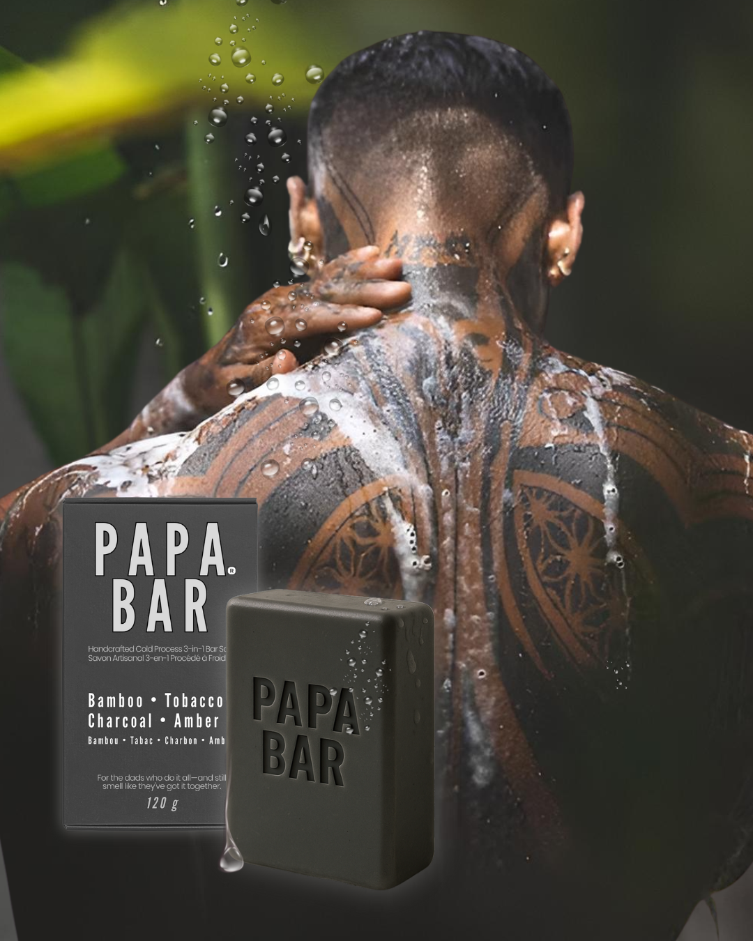 Papa Bar — The 3-in-1 Soap for Men Who Actually Get Sh*t Done