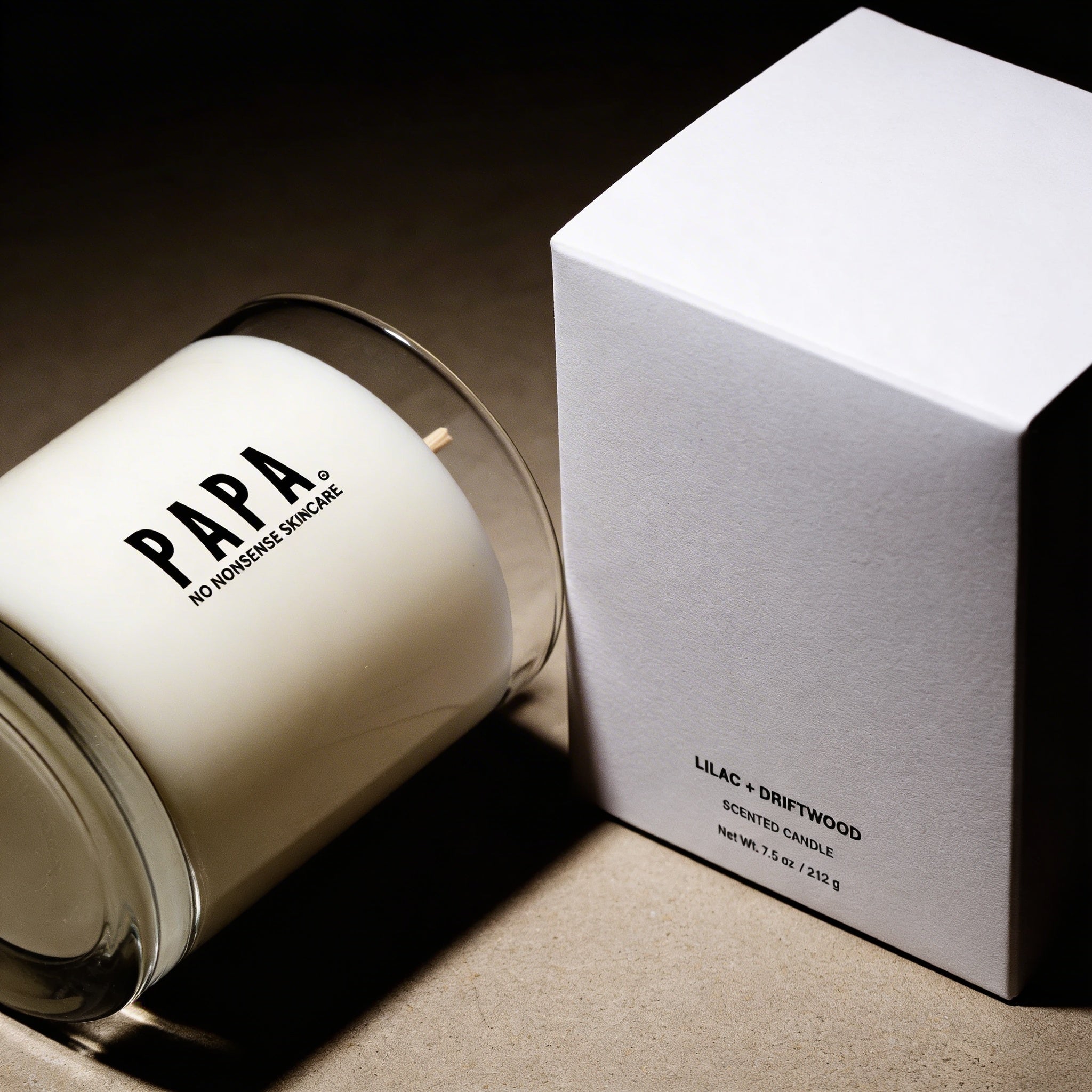 PAPA Scented Candle — Lilac + Driftwood