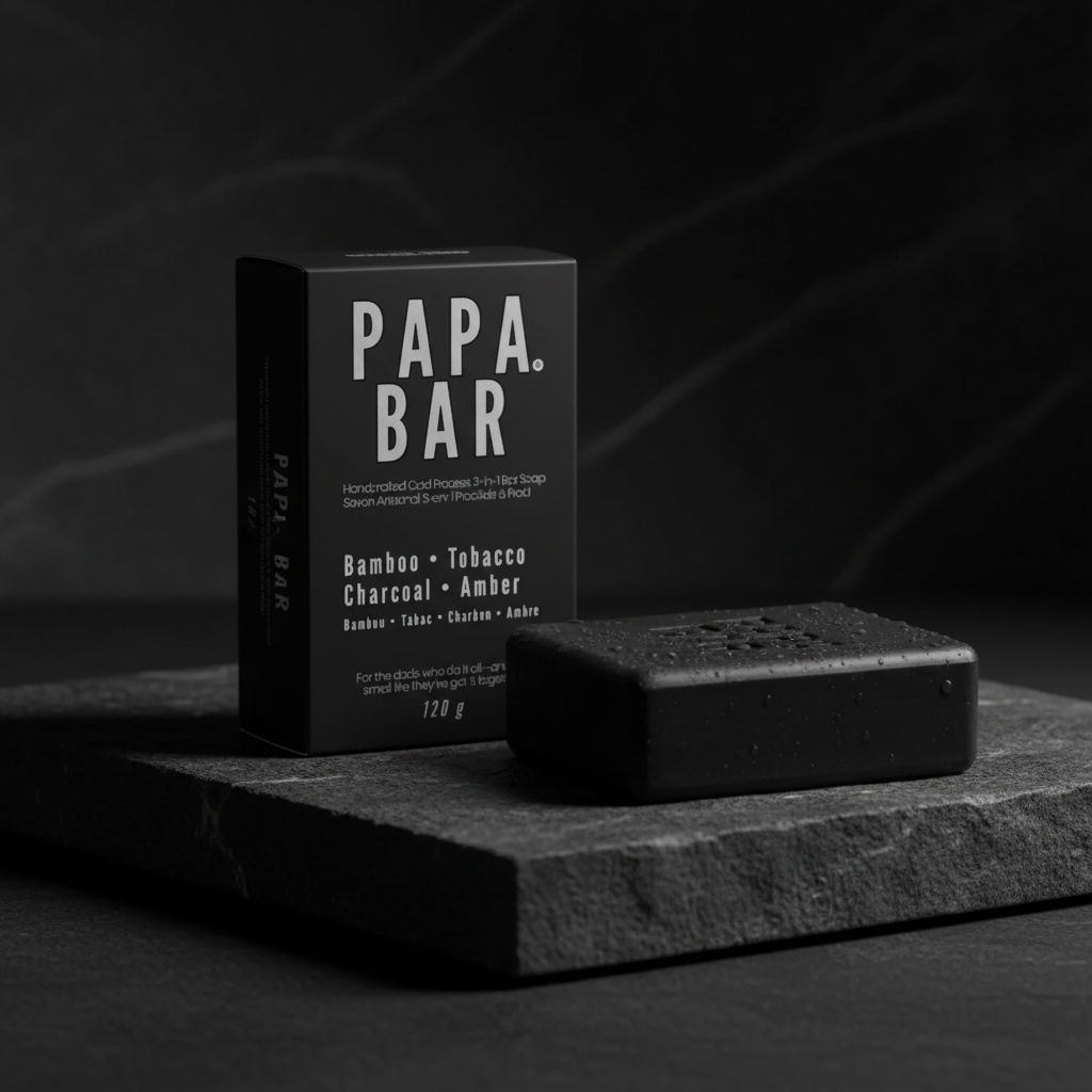 Papa Bar — The 3-in-1 Soap for Men Who Actually Get Sh*t Done